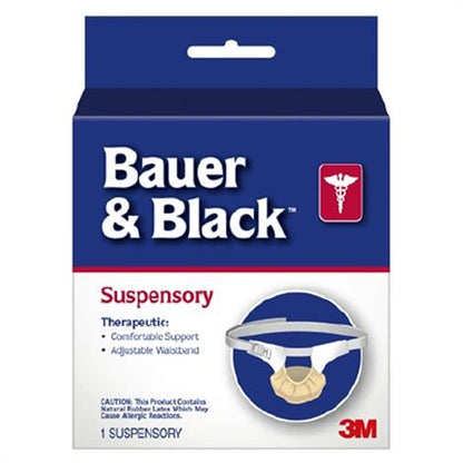 BAUER & BLACK™ 0-2 SUSPENSORY W/LEG STRAP 201070